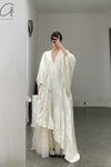 MUTEDANCE V-neck layered dress MD23FW67 PM111